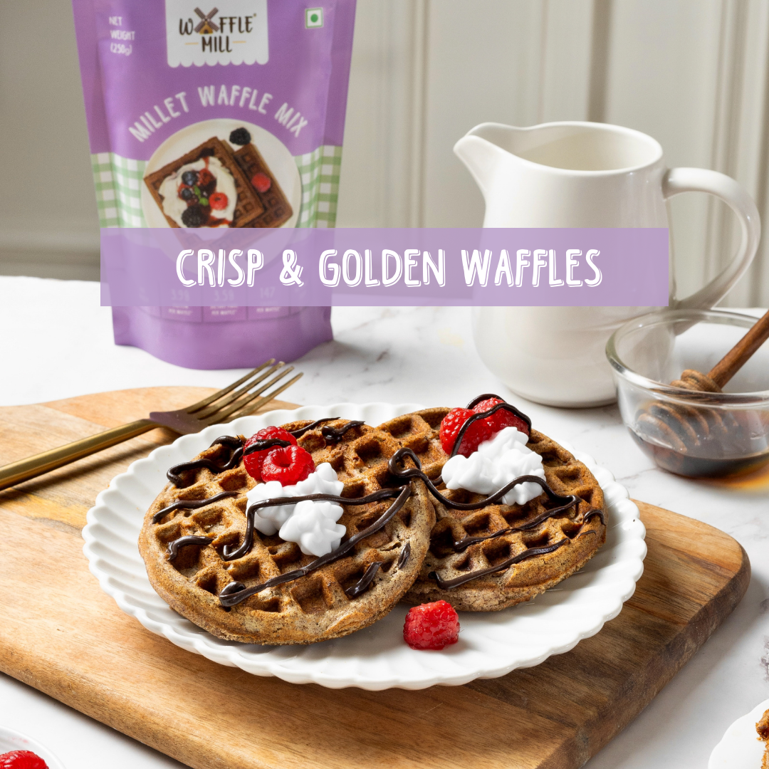 Millet Waffle Mix Pack Of 2 Waffle Mill millet-waffle-mix-pack-of-2-waffle-mill