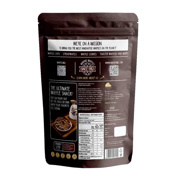 Waffle Chips - Dark Choco Drizzle and Sea Salt - 4 Packets