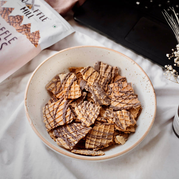 Waffle Chips - Milk Chocolate - 4 Packets