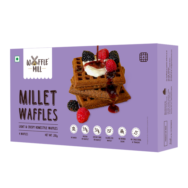 Frozen Waffles - Millet - 8 Pieces