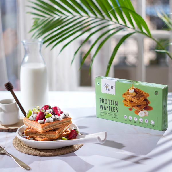 Frozen Waffles - Protein - 8 Pieces