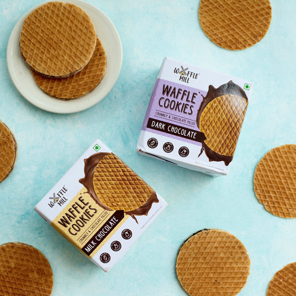 Waffle Cookie Variety - All 4 Flavours - 8 Pieces