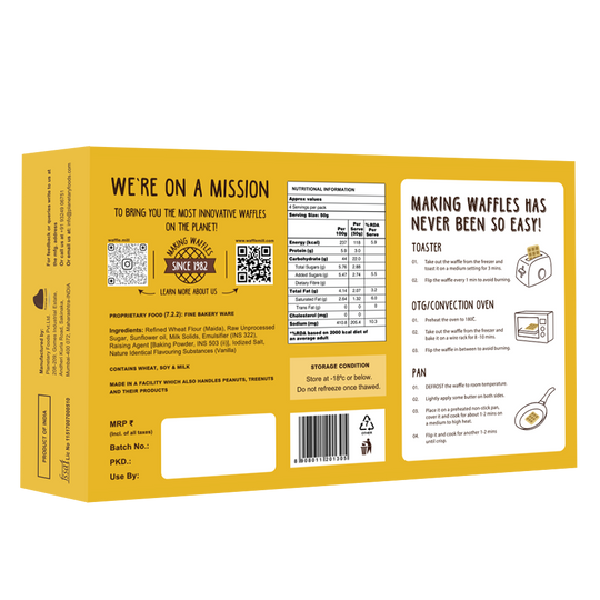 Frozen Waffles Classic 8 Pieces Waffle Mill