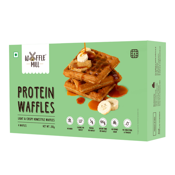 Frozen Waffles - Protein - 8 Pieces